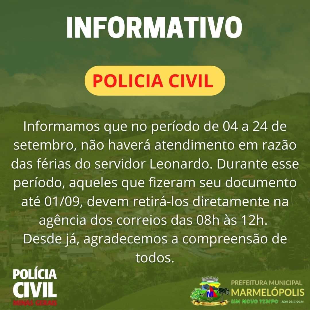 Informativo Policia Civil 